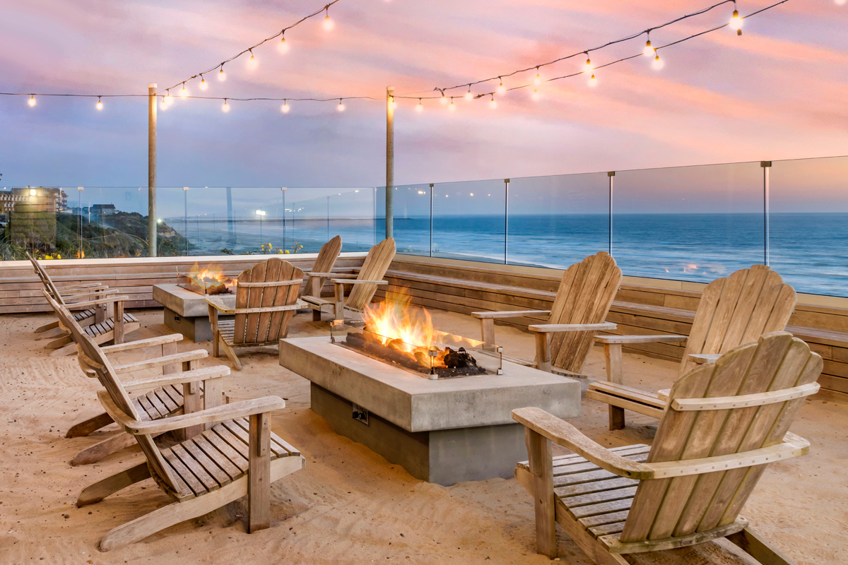 Beach patio
