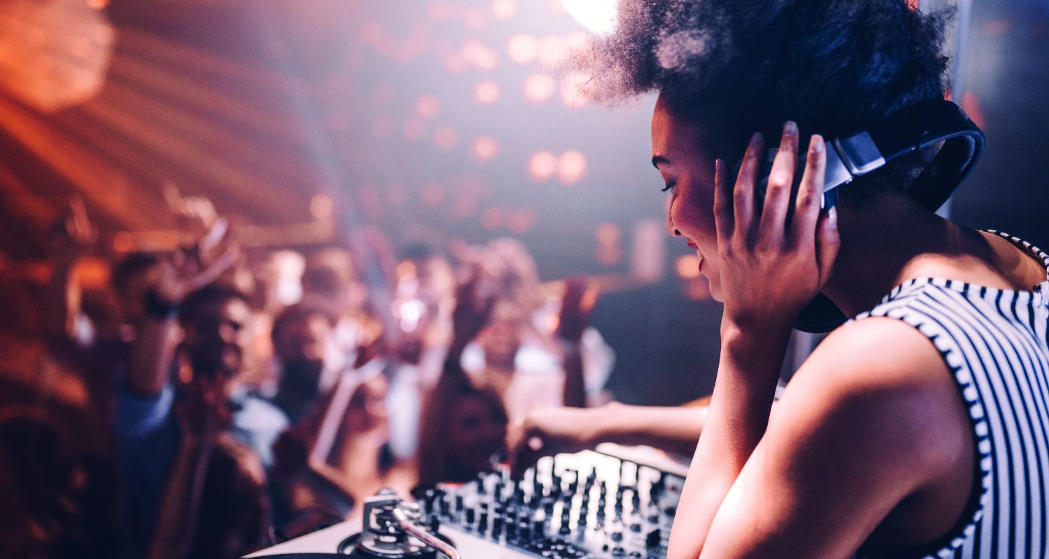 DJ at a club