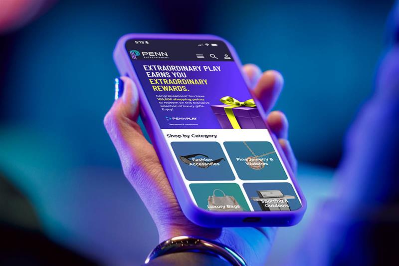 Owners luxury gift website on mobile phone