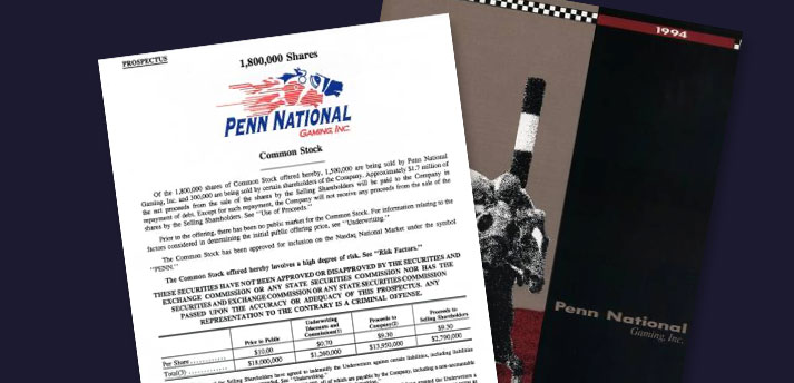 Penn shares 1994